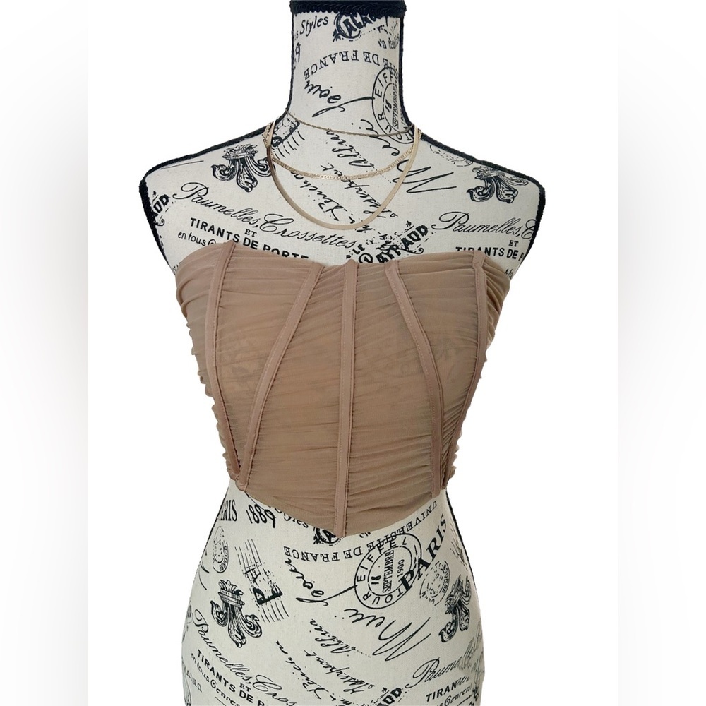 Chic NWT Corset Top | Sizes S & L | Adjustable Fit
 Corset Top